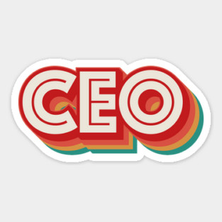 CEO Sticker