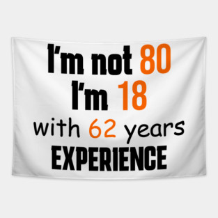 80th birthday Tapestry