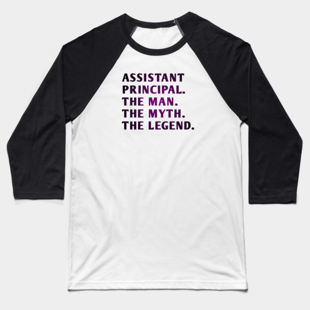 Assistant Principal Baseball T-Shirt by BlackMeme94