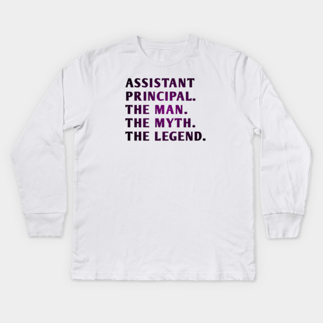 Assistant Principal Kids Long Sleeve T-Shirt by BlackMeme94