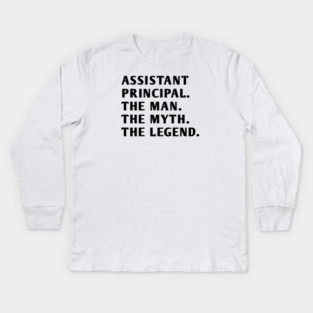 Assistant Principal Kids Long Sleeve T-Shirt