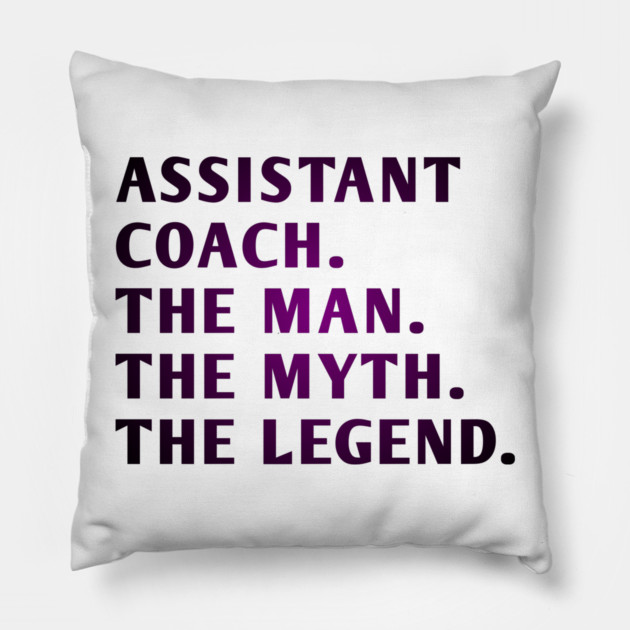 Assistant Coach Pillow by BlackMeme94