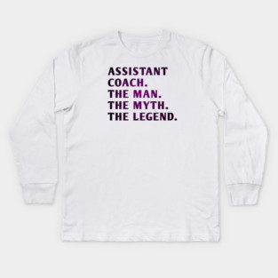 Assistant Coach Kids Long Sleeve T-Shirt
