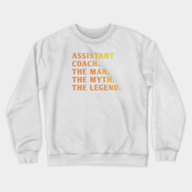 Assistant Coach Crewneck Sweatshirt by BlackMeme94