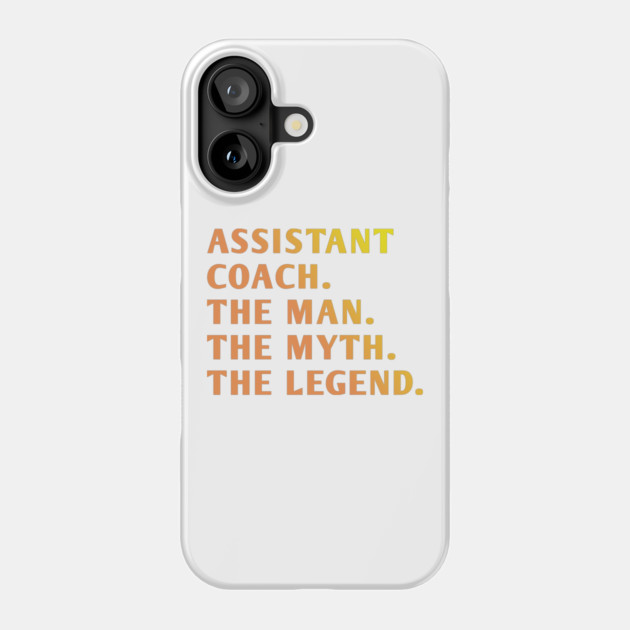 Assistant Coach Phone Case by BlackMeme94