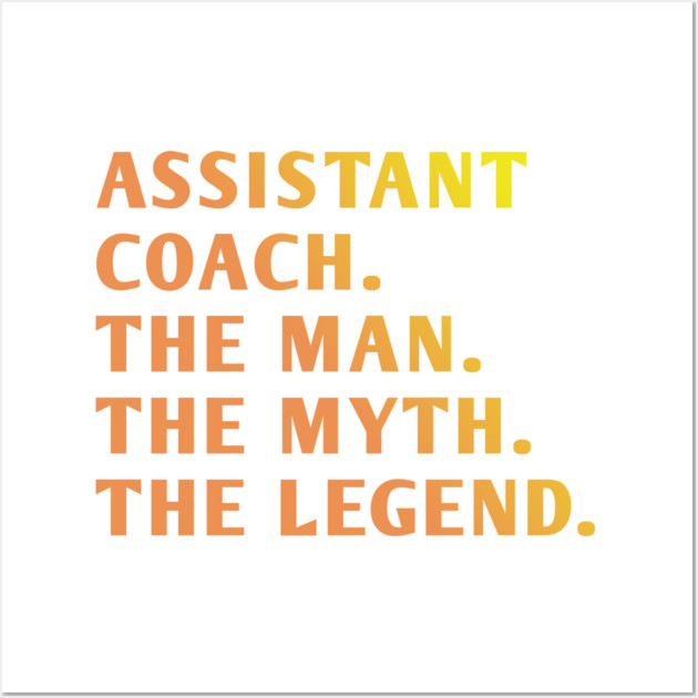 Assistant Coach Wall Art by BlackMeme94