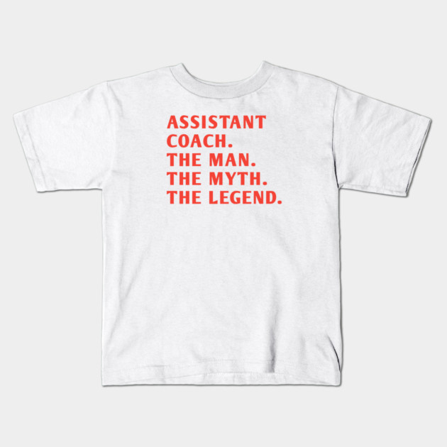 Assistant Coach Kids T-Shirt by BlackMeme94