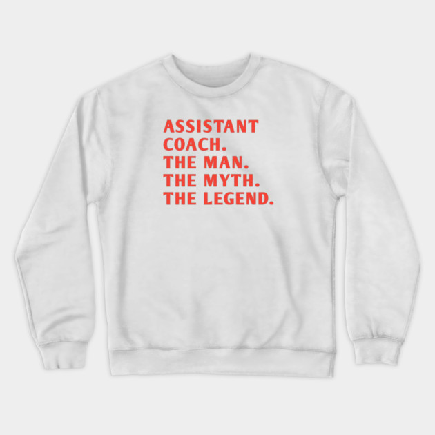 Assistant Coach Crewneck Sweatshirt by BlackMeme94