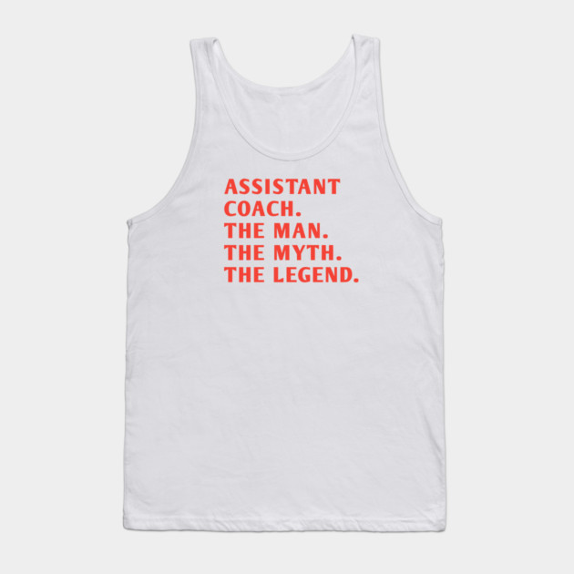 Assistant Coach Tank Top by BlackMeme94