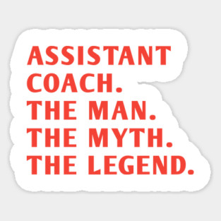 Assistant Coach Sticker