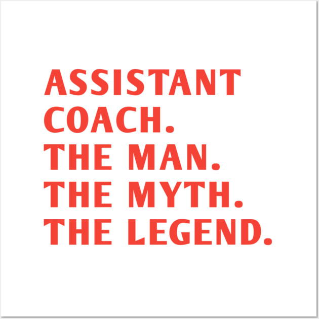 Assistant Coach Wall Art by BlackMeme94