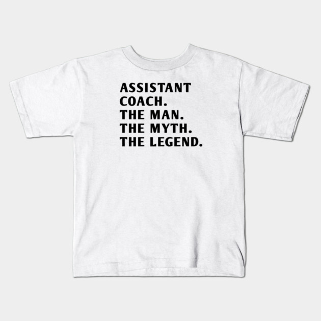 Assistant Coach Kids T-Shirt by BlackMeme94