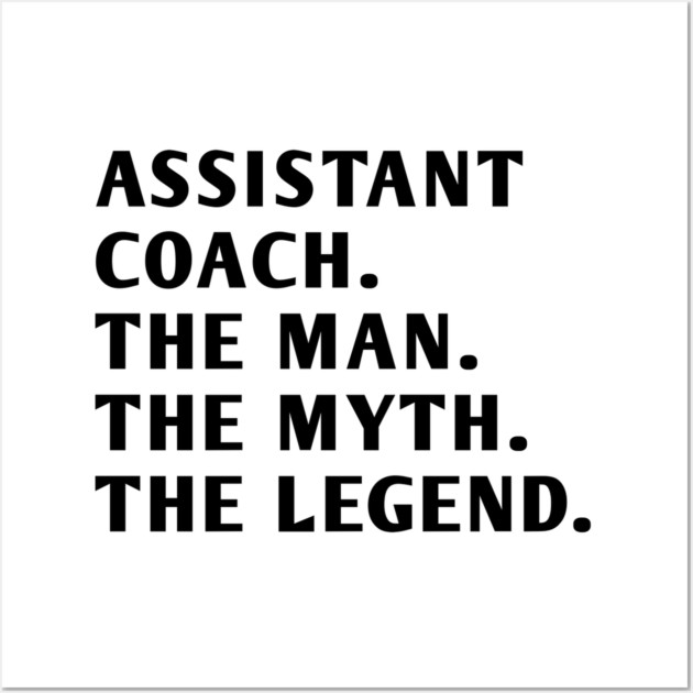 Assistant Coach Wall Art by BlackMeme94