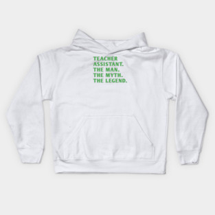 Teacher Assistant Kids Hoodie
