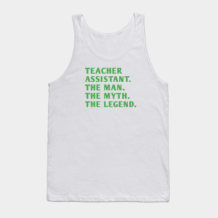 Teacher Assistant Tank Top