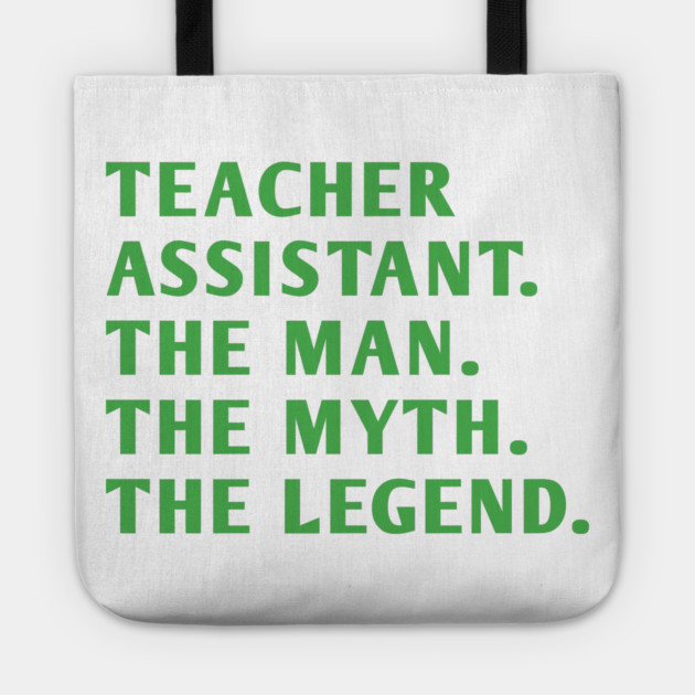 Teacher Assistant Tote by BlackMeme94