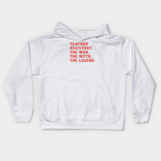Teacher Assistant Kids Hoodie