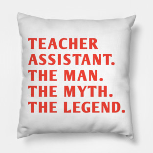 Teacher Assistant Pillow