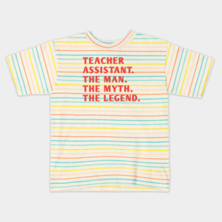 Teacher Assistant Kids T-Shirt