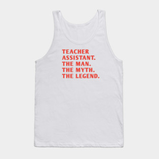 Teacher Assistant Tank Top