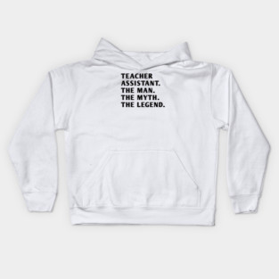 Teacher Assistant Kids Hoodie