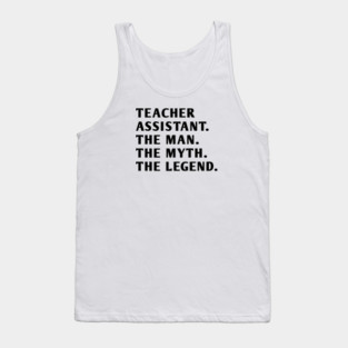 Teacher Assistant Tank Top
