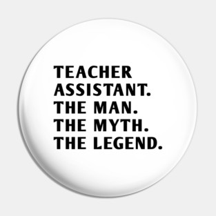 Teacher Assistant Pin