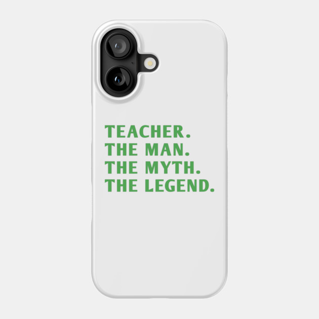 Teacher Phone Case by BlackMeme94
