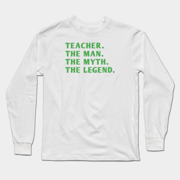 Teacher Long Sleeve T-Shirt by BlackMeme94