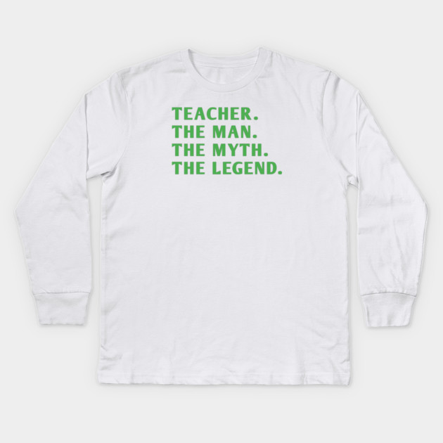 Teacher Kids Long Sleeve T-Shirt by BlackMeme94