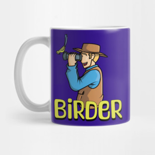 Cartoon Birder Mug
