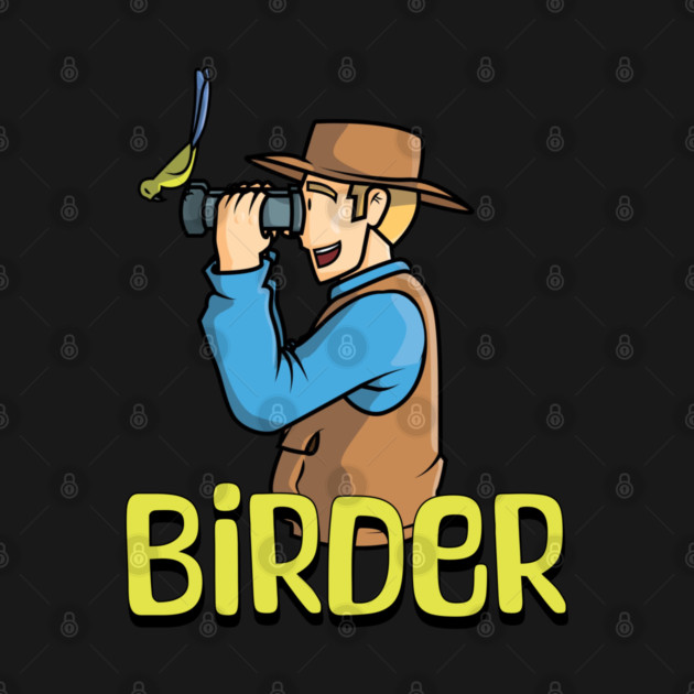 Cartoon Birder by HolidayBug