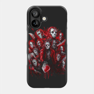 Camp Slasher (The many faces of) – Horror Icon Tribute Phone Case