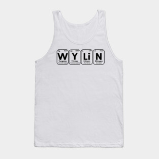 Wylin Periodic Table (Light) Tank Top