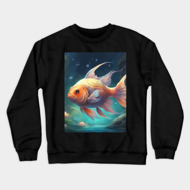 Furious Fins Crewneck Sweatshirt by animegirlnft