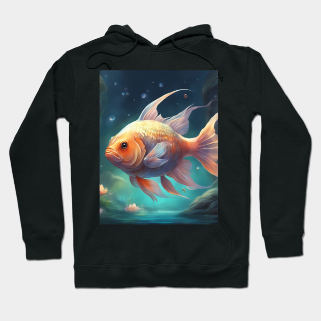 Furious Fins Hoodie by animegirlnft