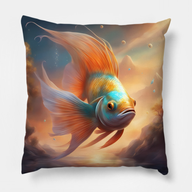 finblade Pillow by animegirlnft