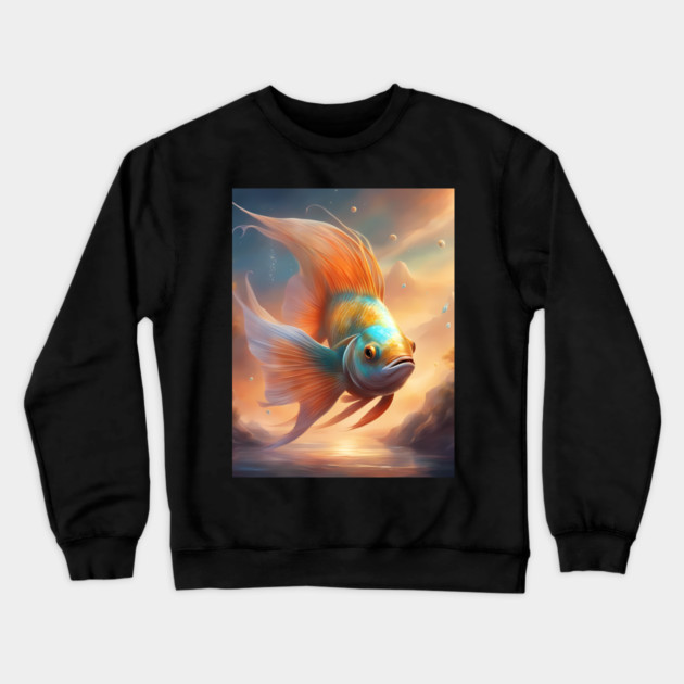 finblade Crewneck Sweatshirt by animegirlnft