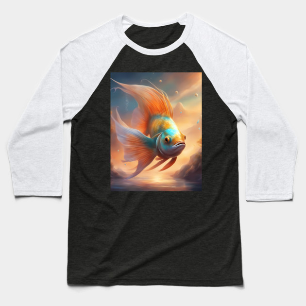 finblade Baseball T-Shirt by animegirlnft