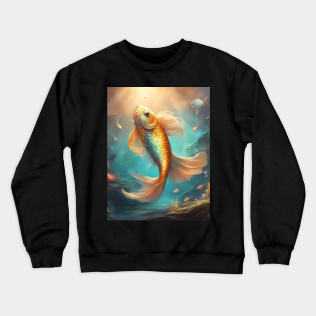 Tempestuous adventure pose Crewneck Sweatshirt by animegirlnft