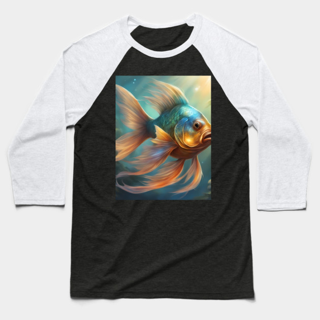 The Elite Fish Aristocracy Baseball T-Shirt by animegirlnft