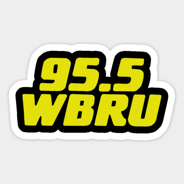 95.5 WBRU - Providence RI Magnet by The Daily Ghost