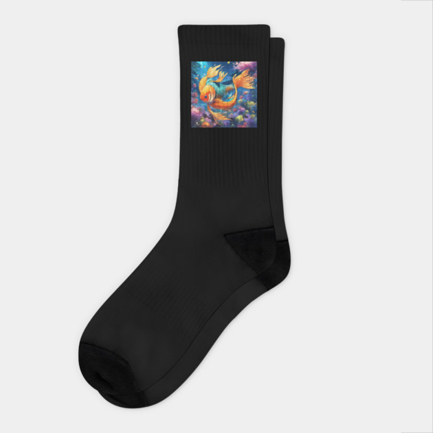 Swimming Stars Socks by animegirlnft