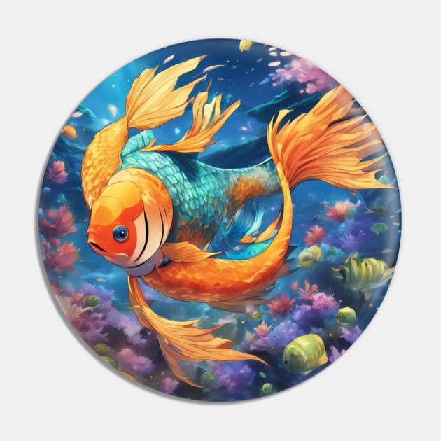 Swimming Stars Pin by animegirlnft