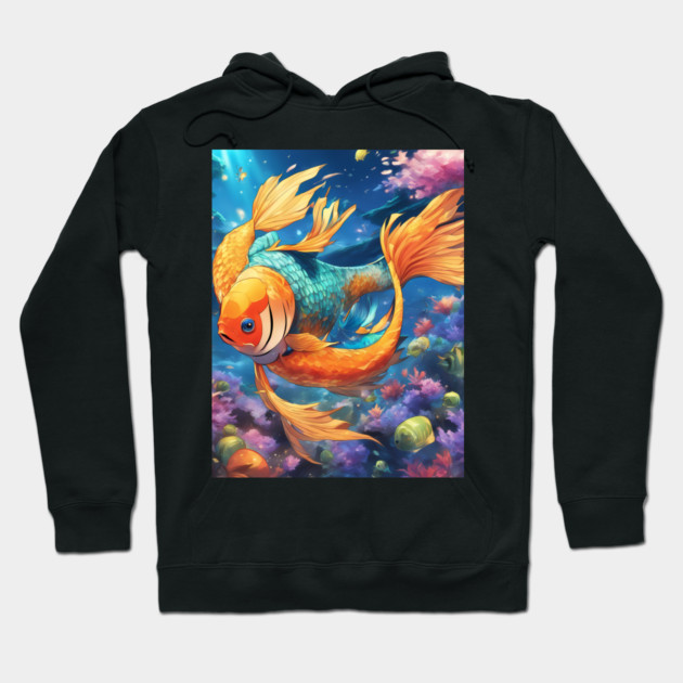 Swimming Stars Hoodie by animegirlnft