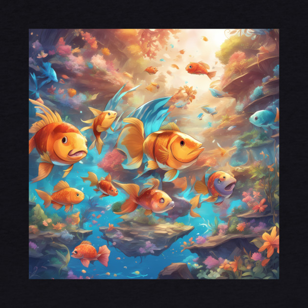 Fishy Friends Forever by animegirlnft