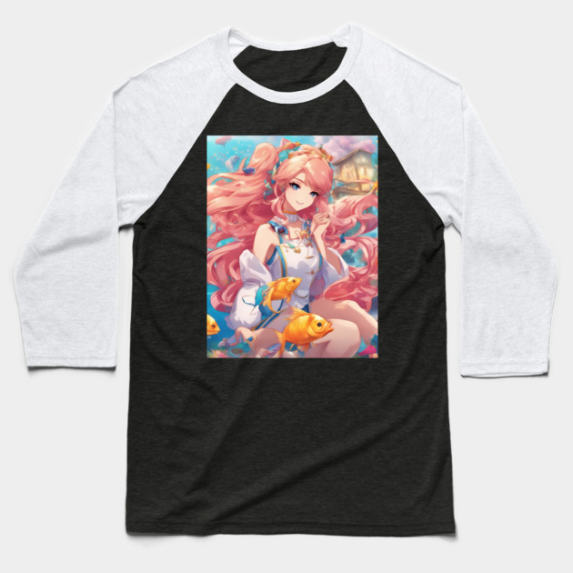 Personalities Baseball T-Shirt by animegirlnft