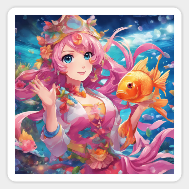 urney Among the Fish Magnet by animegirlnft