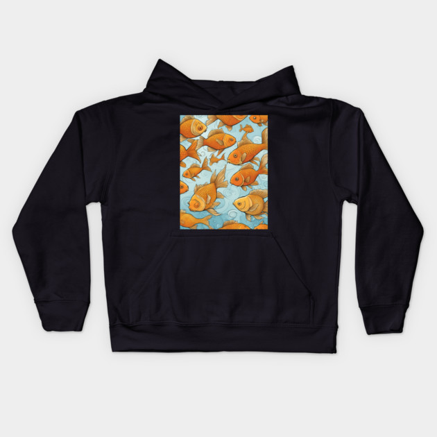 Aquatic Explorer Kids Hoodie by animegirlnft