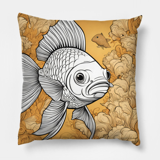 Remarkable Fish Pillow by animegirlnft